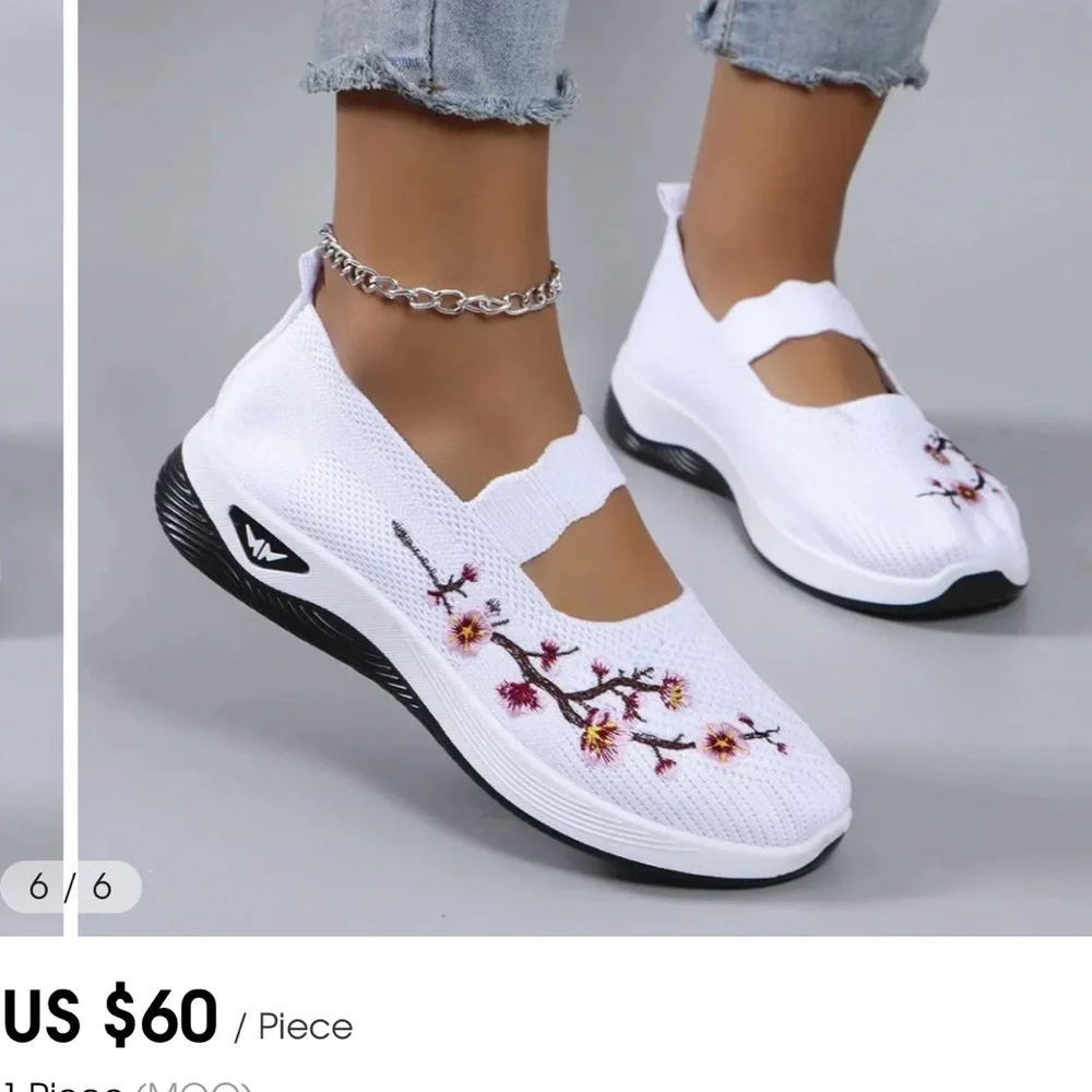 Women's Breathable Mesh Flats - Picture 5 of 5